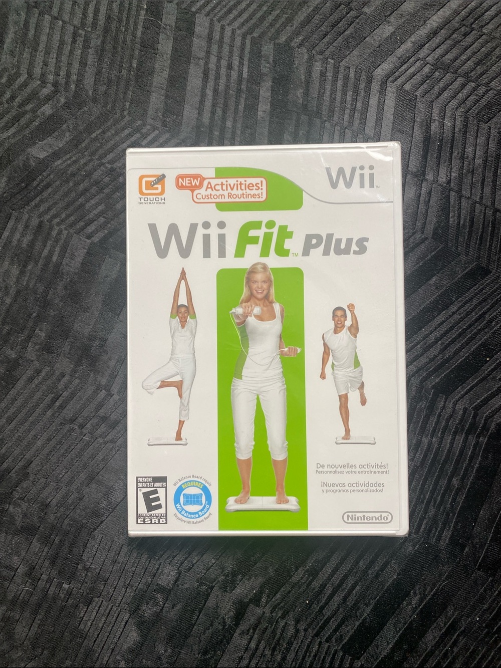 Nintendo Wii Fit Plus — White and Green Game Disc for Wii